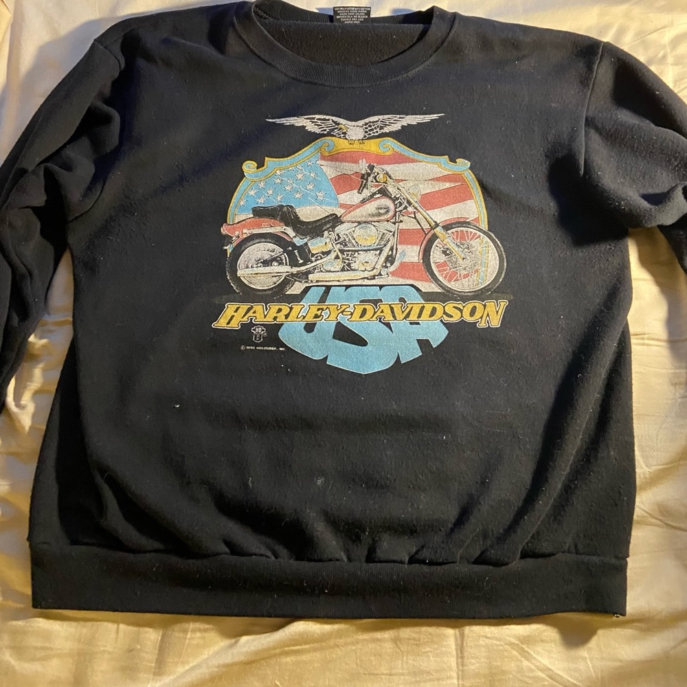 Harley Davidson vintage 90s crewneck